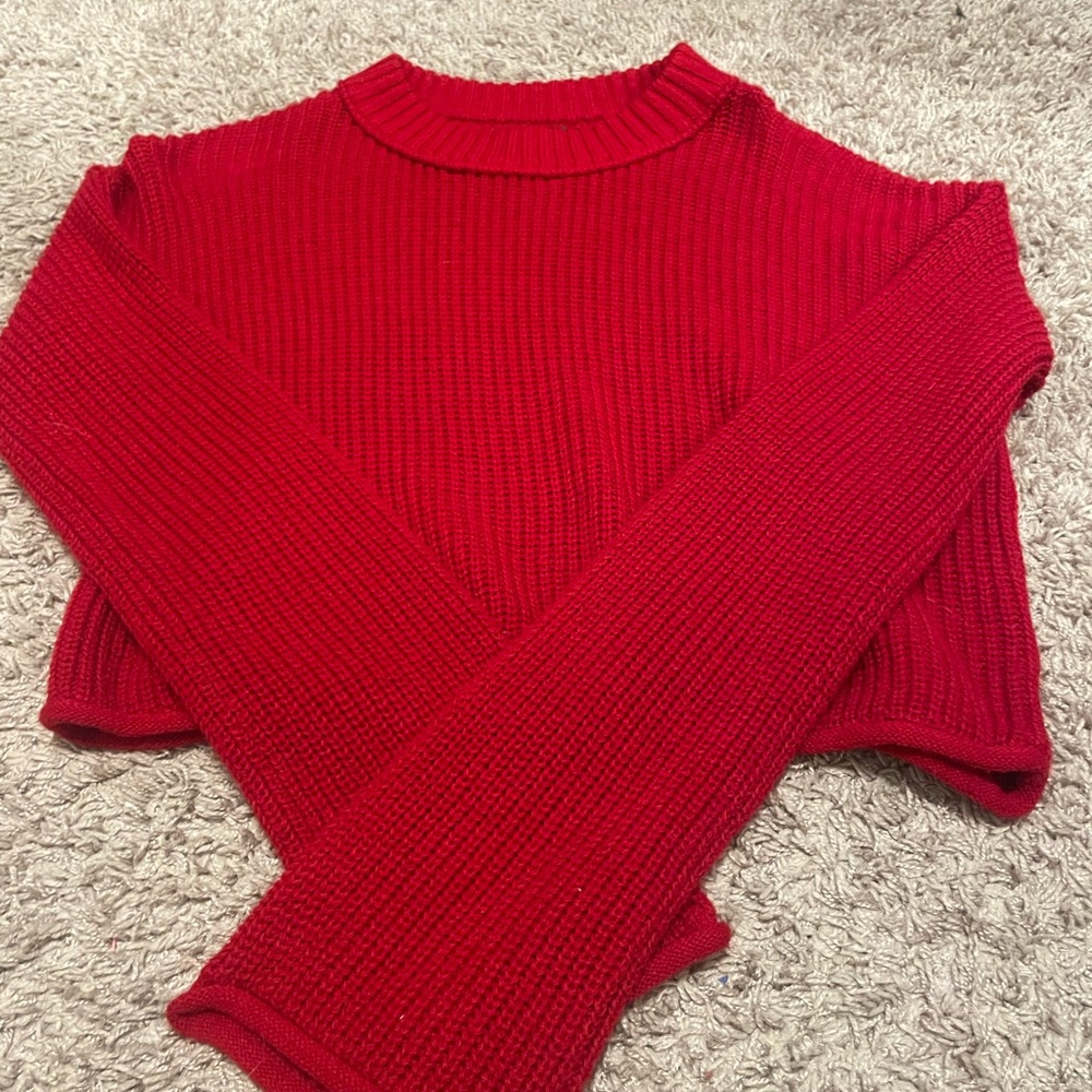 Wild Fable Women's Red Sweater